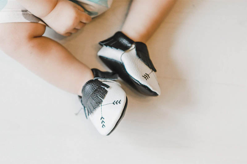 leather baby moccasins