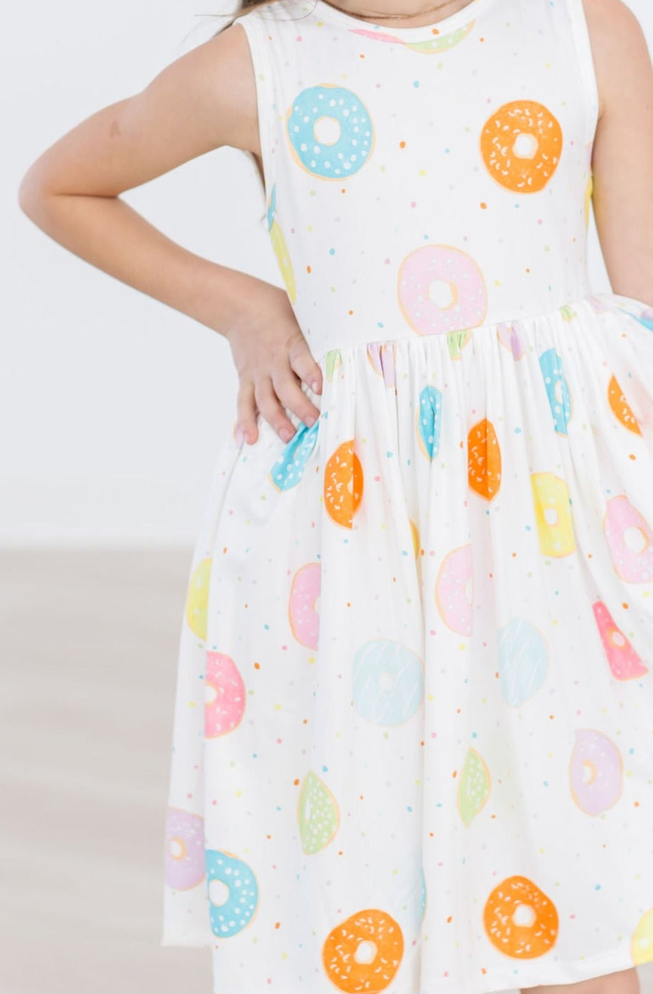 Sprinkle Donut Tank Twirl Dress-Mila & Rose ®