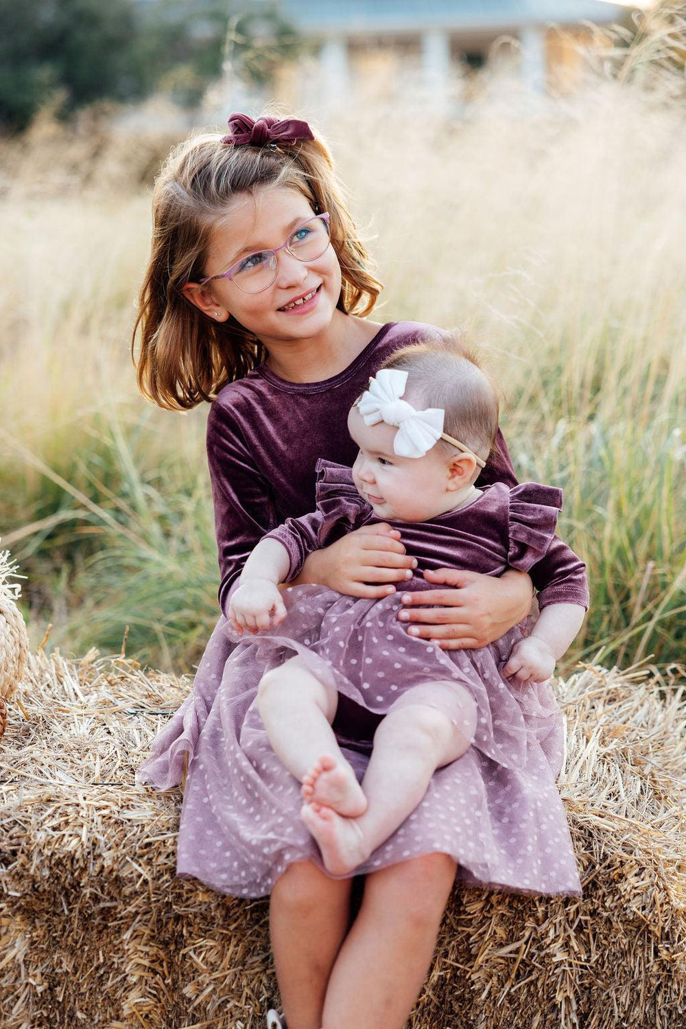 Amethyst Velvet Tutu Bodysuit-Mila & Rose ®