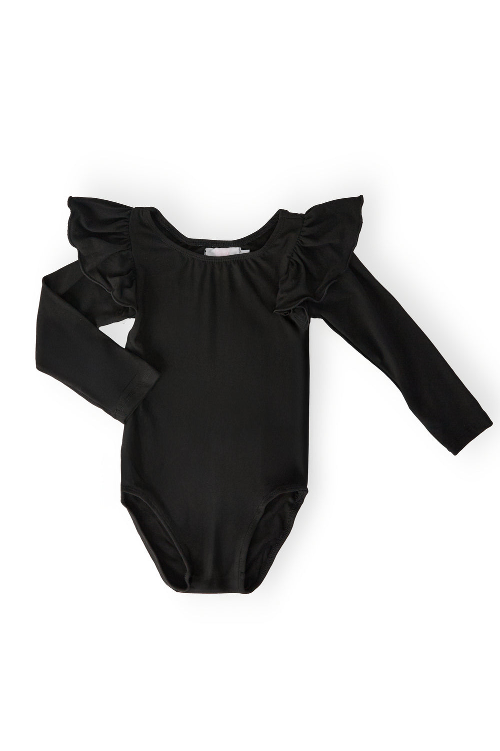 Black L/S Flutter Sleeve Leotard-Mila & Rose ®