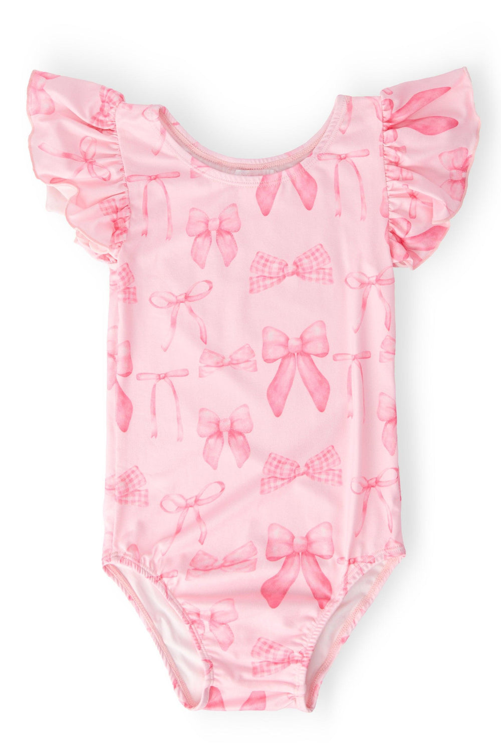 Blushing Bows S/S Flutter Sleeve Leotard-Mila & Rose ®