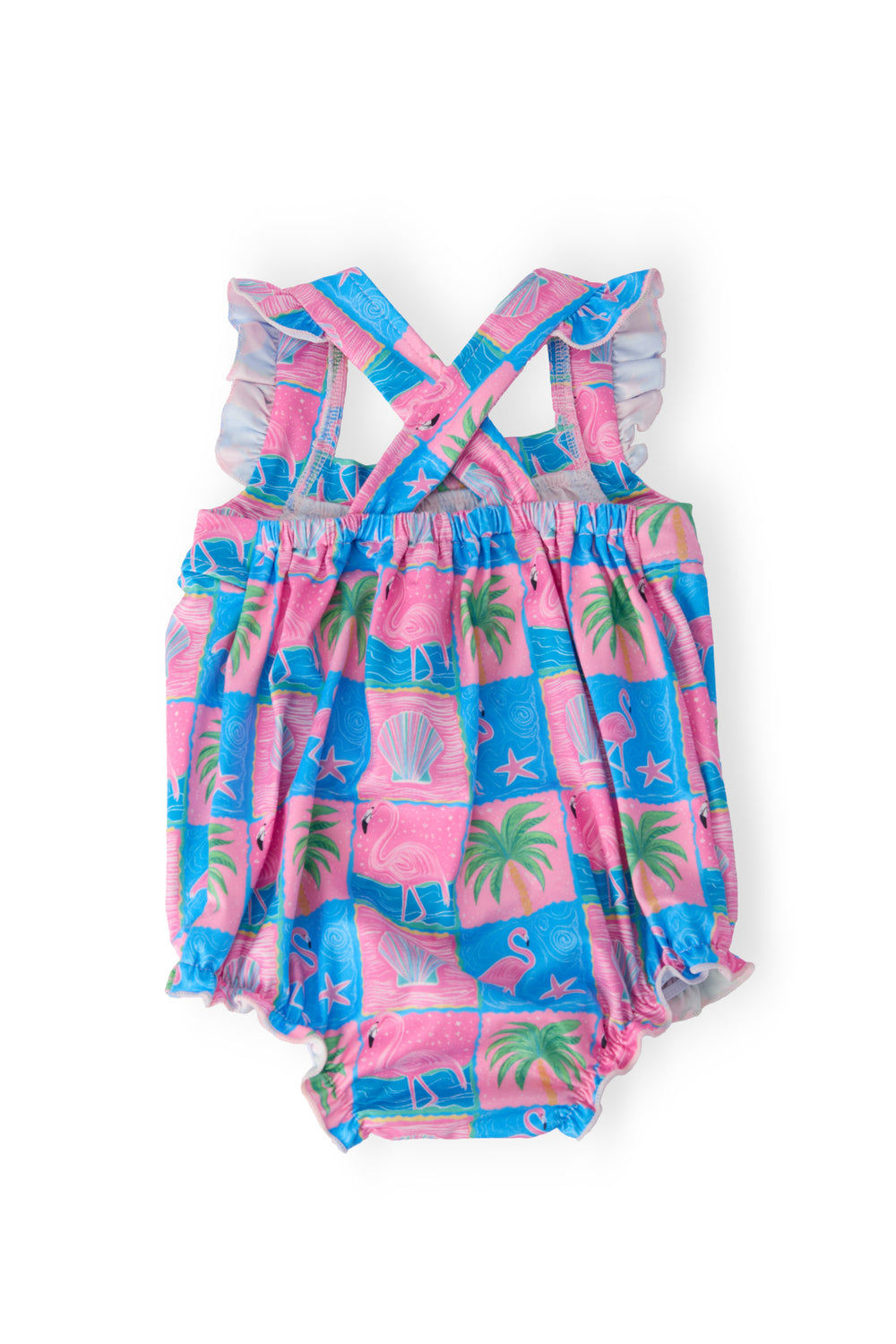Flock Star Ruffle Cross Back Romper-Mila & Rose ®