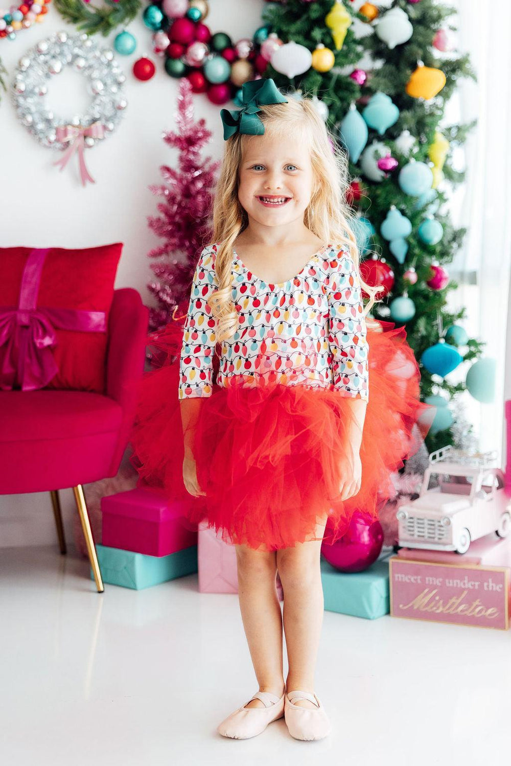 Merry & Bright 3/4 Tutu Leotard-Mila & Rose ®