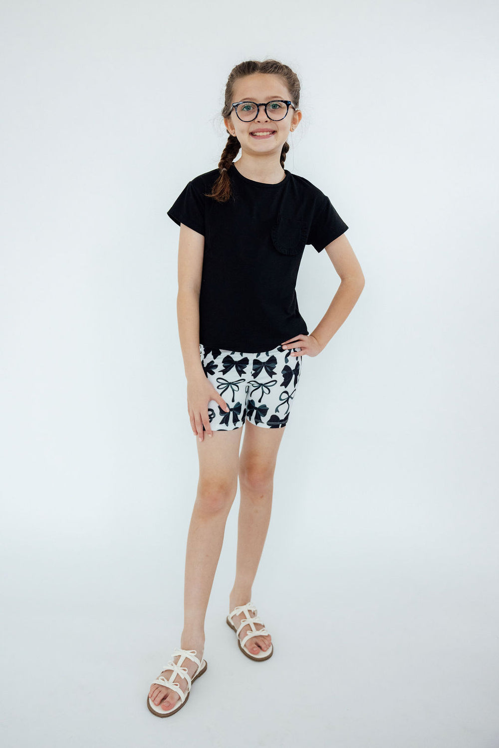 Perfectly Tied Twirl Shorts-Mila & Rose ®