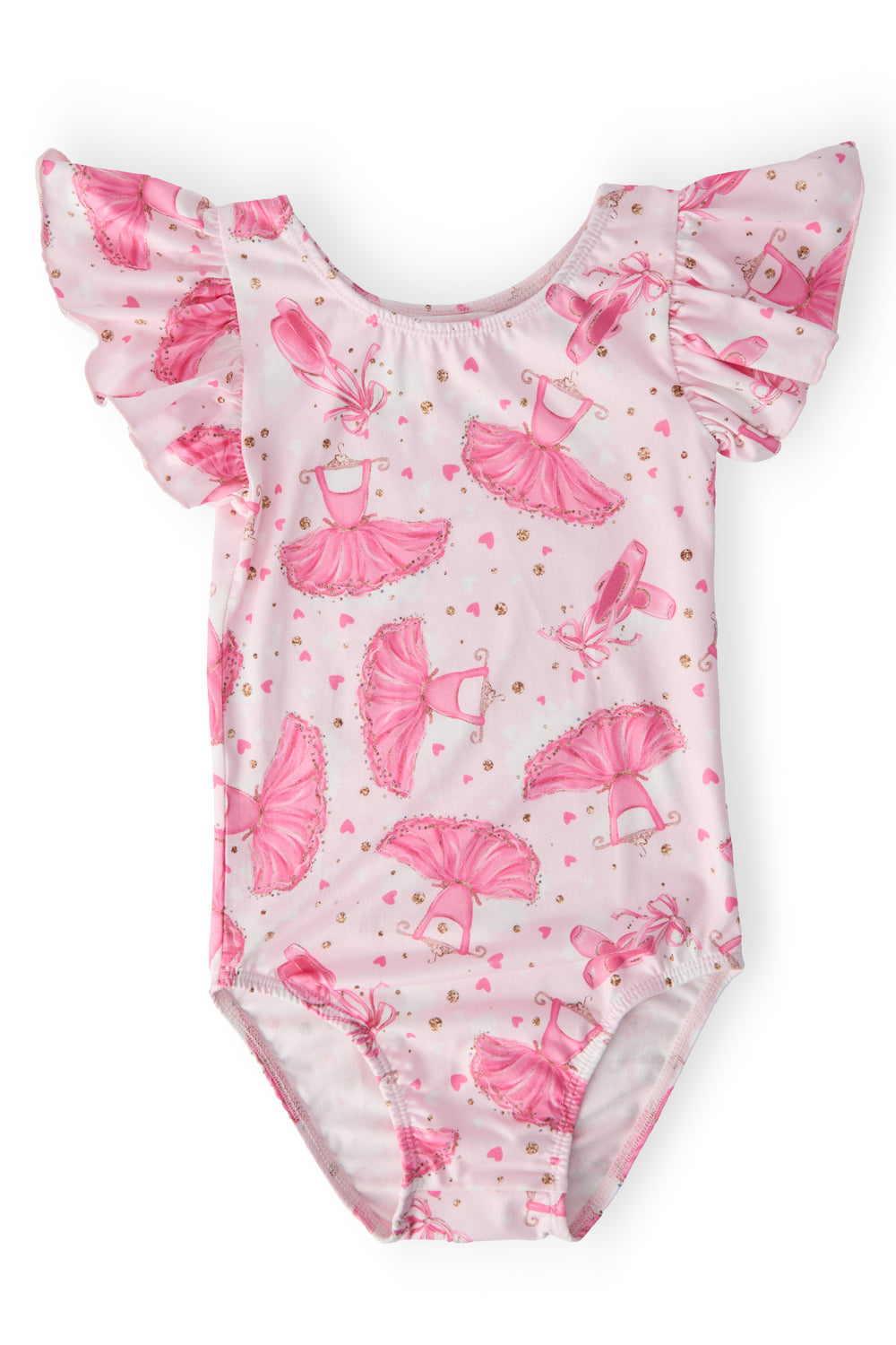 Pirouette S/S Flutter Sleeve Leotard-Mila & Rose ®