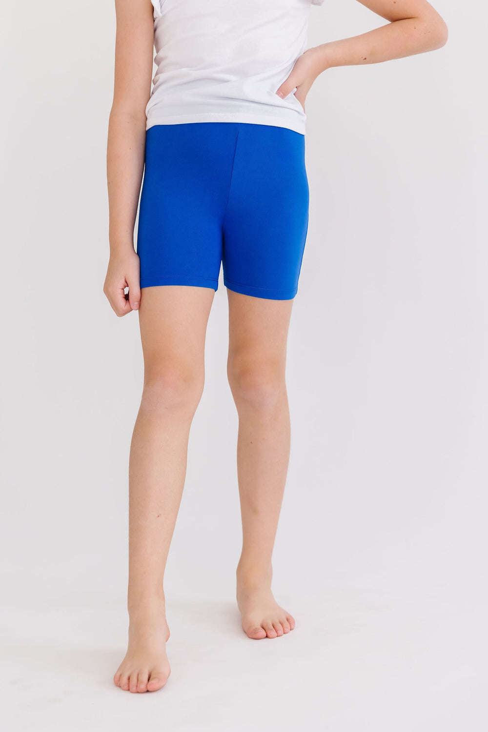 (S) Royal Blue Twirl Shorts-Mila & Rose ®
