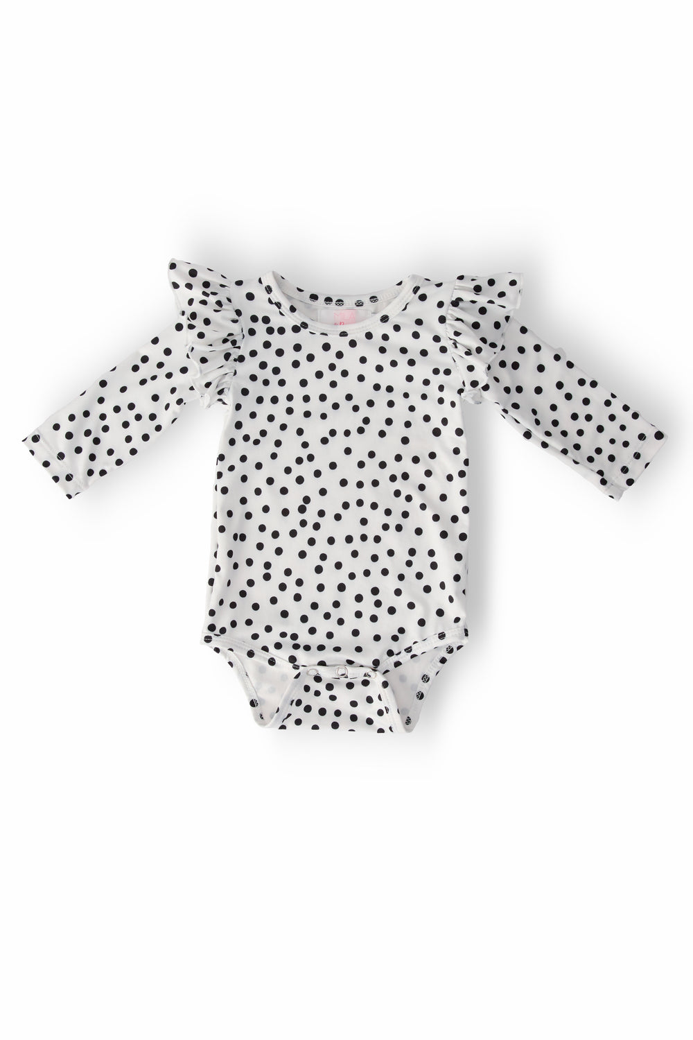 Scattered Dot L/S Flutter Bodysuit-Mila & Rose ®