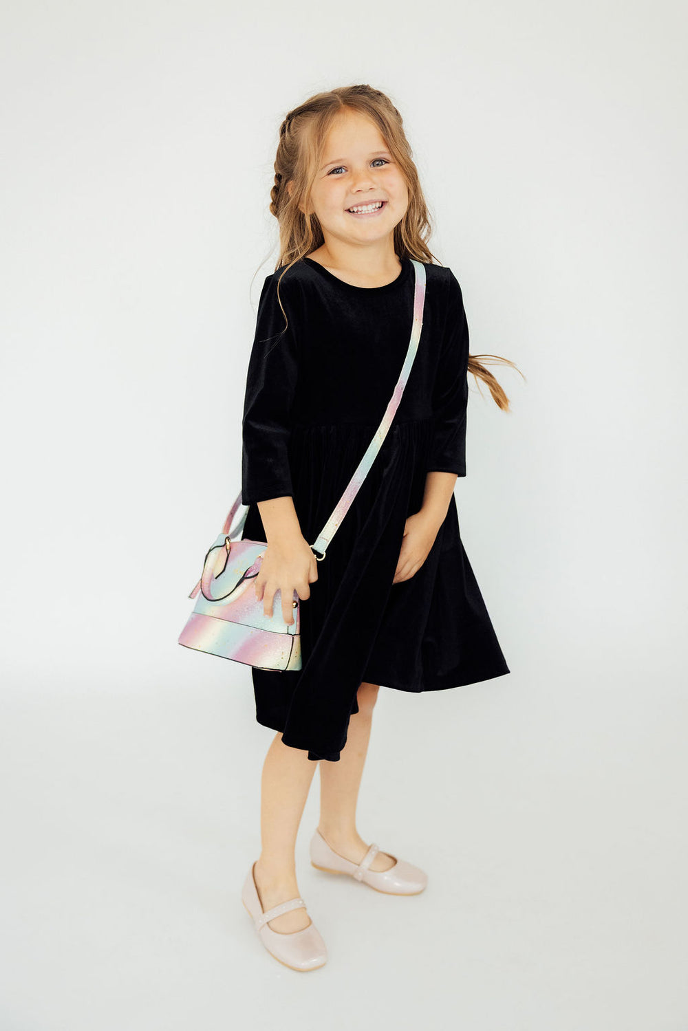 (S) Unicorn Glitter Girl's Crossbody Purse-Mila & Rose ®