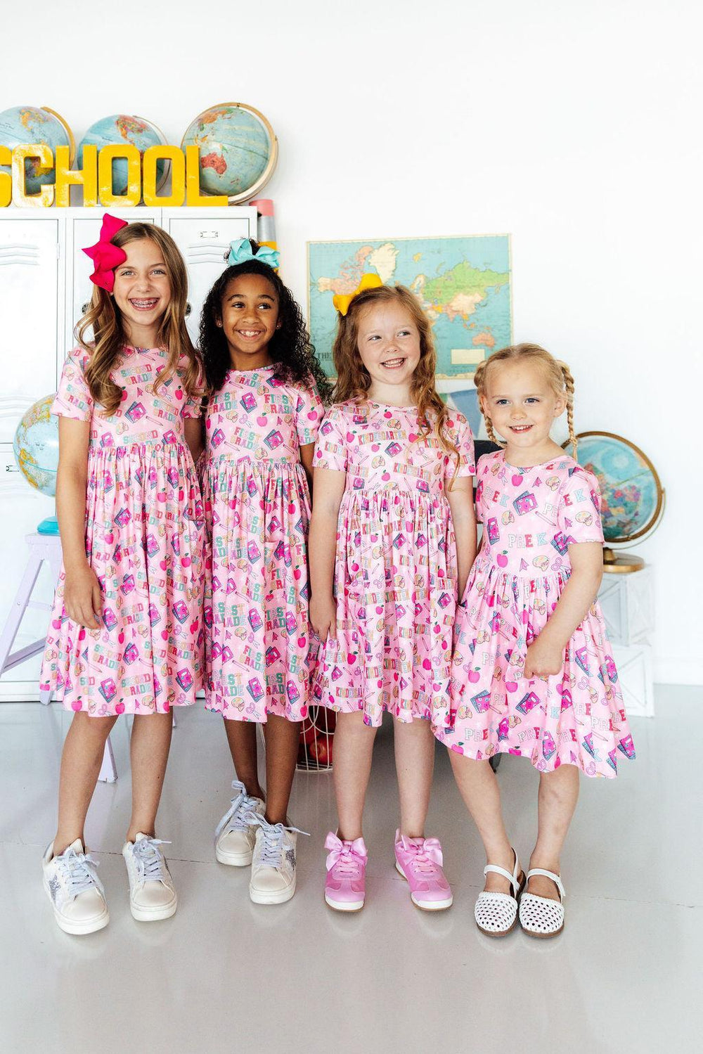 Kindergarten S/S Pocket Twirl Dress-Mila & Rose ®