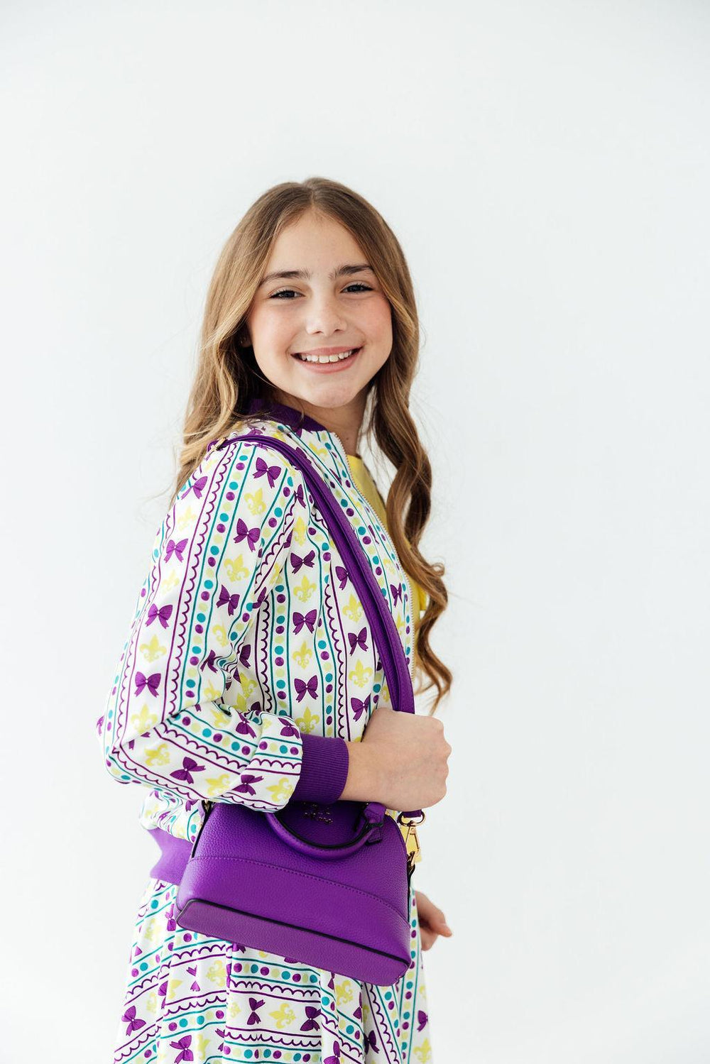 Mardi Gras Satin Jacket-Mila & Rose ®