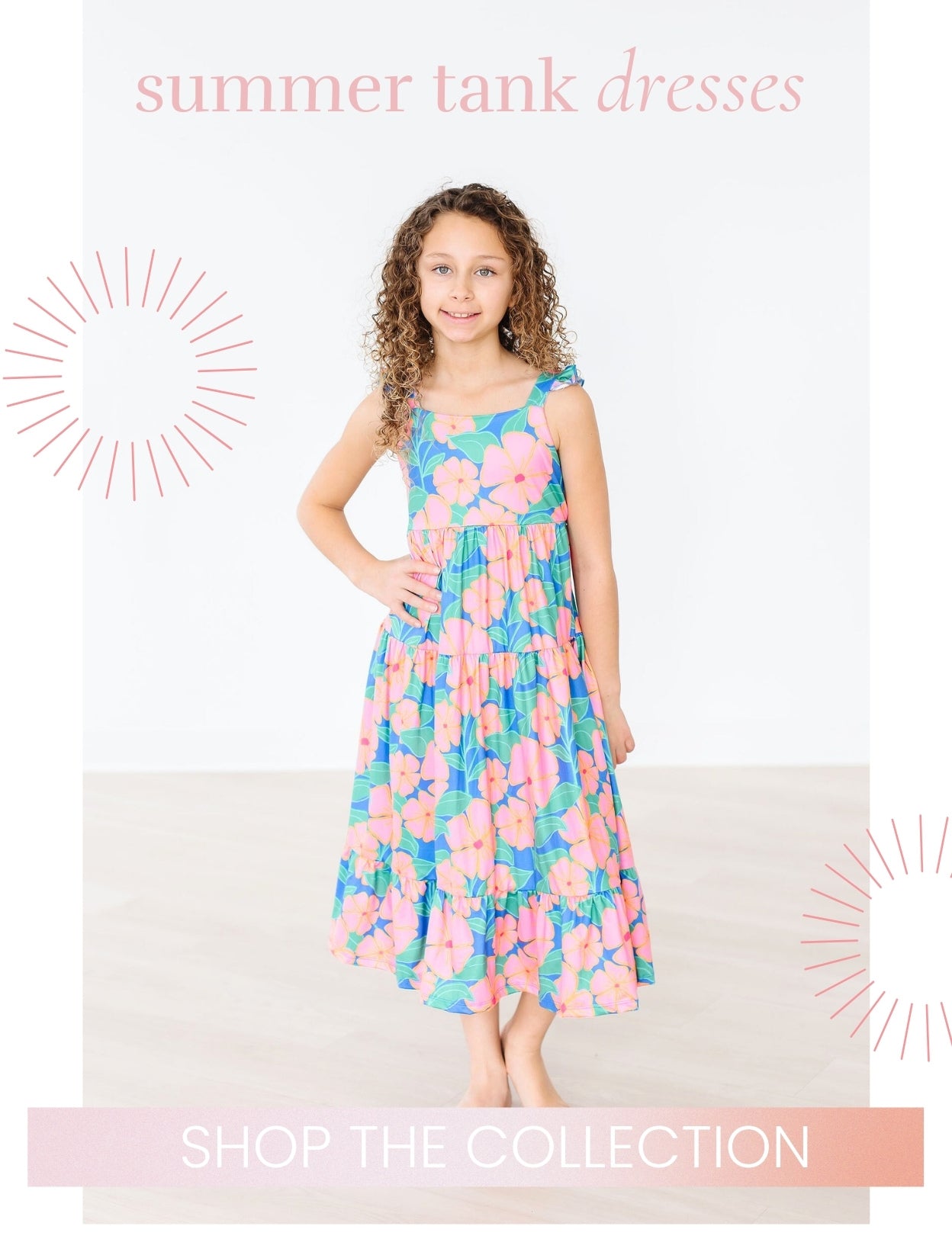 girls summer tank and vacation dresses