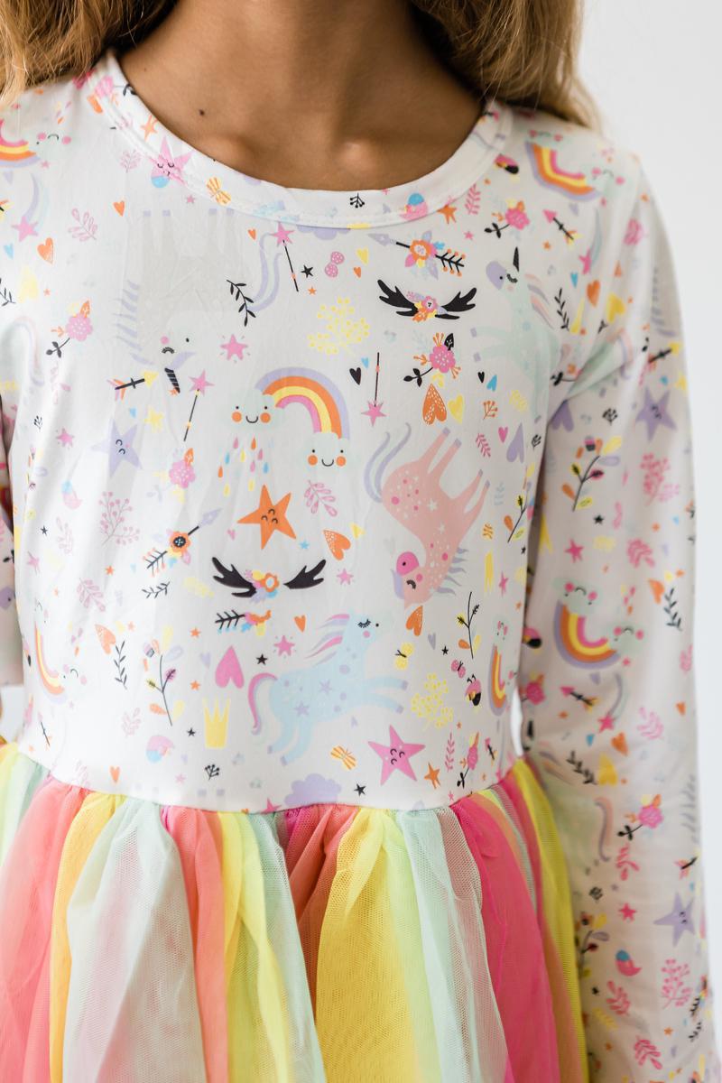 Just Like Magic L/S Tutu Dress-Mila & Rose ®