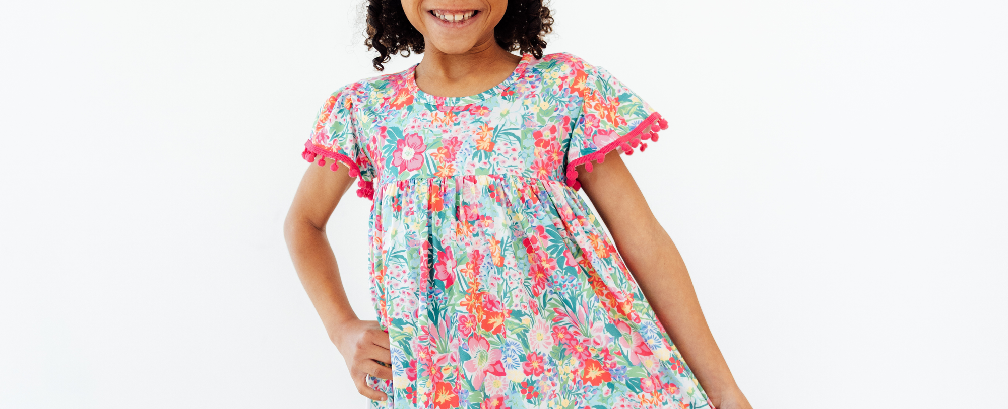 Girls' Pom Pom Dresses & Rompers-Mila &amp; Rose ®