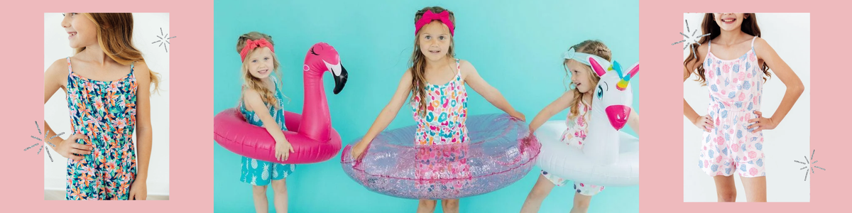 Girls' Rompers-Mila &amp; Rose ®