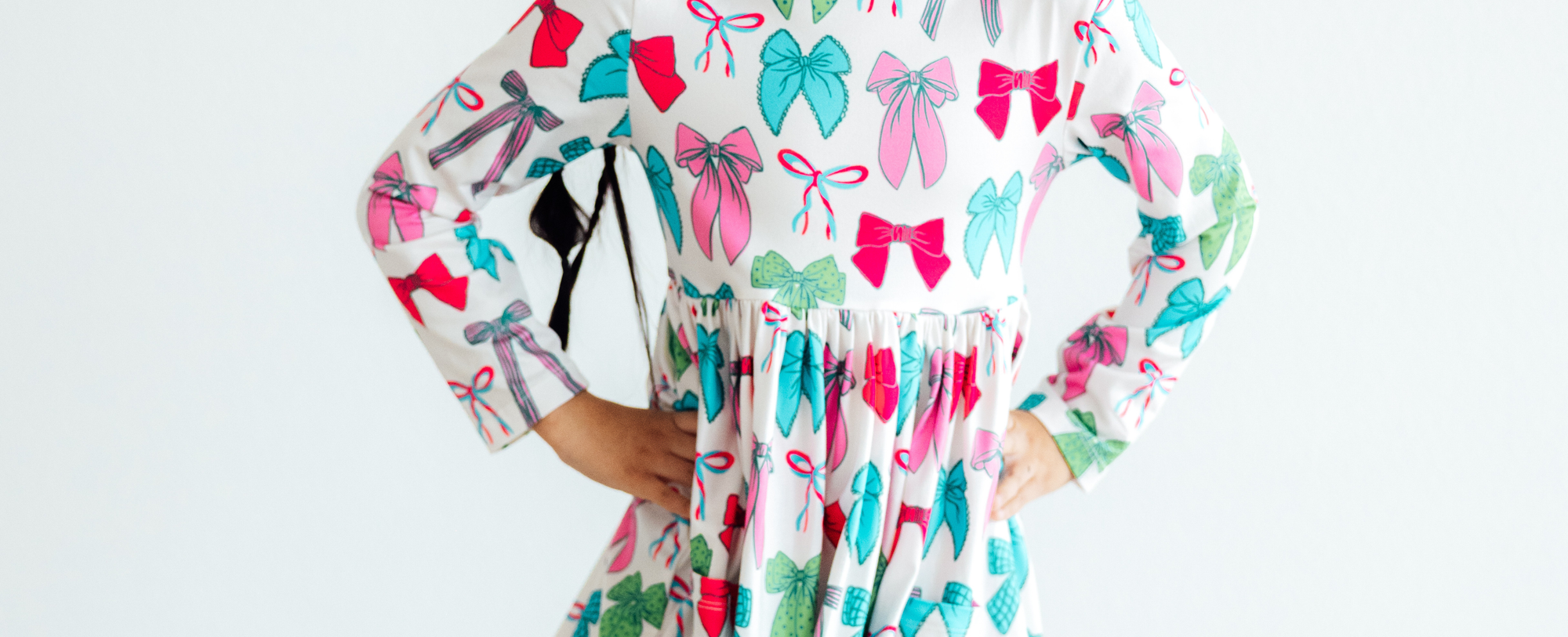Long Sleeve Twirl Dresses