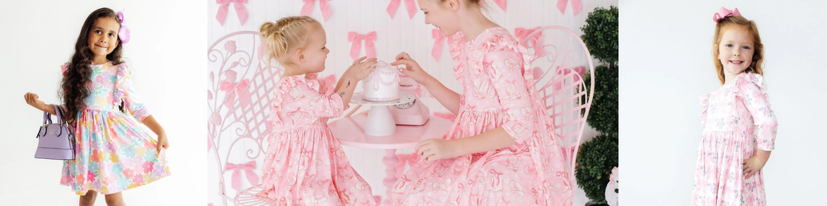 Ruffle Twirl Dresses-Mila &amp; Rose ®