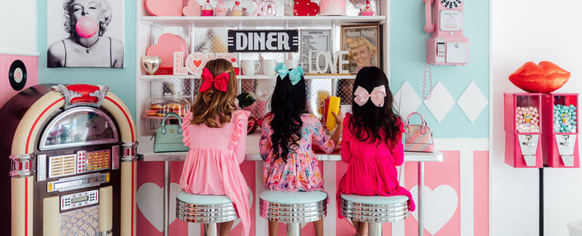 Girls' Grosgrain Hair Bows-Mila &amp; Rose ®