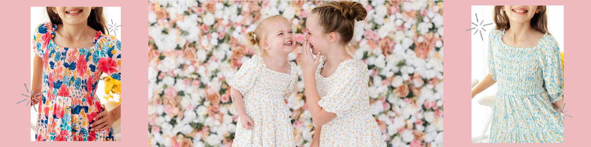 Smocked Ruffle Dress-Mila &amp; Rose ®