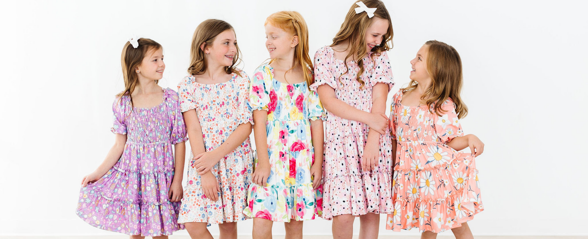 Smocked Ruffle Dress-Mila &amp; Rose ®