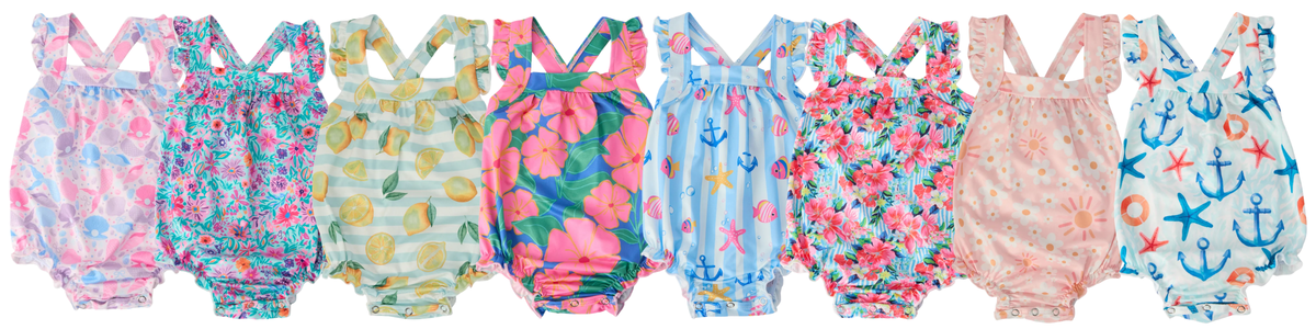 Ruffle Cross Back Romper