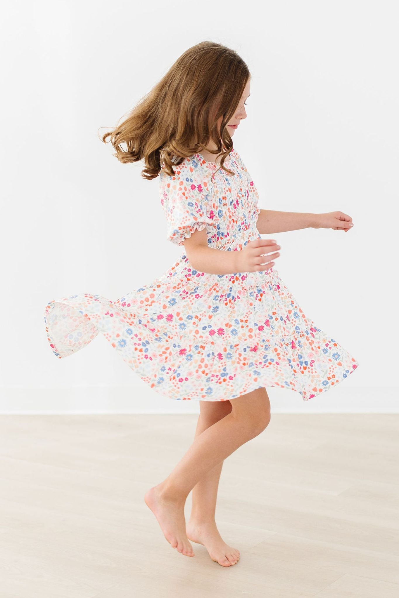 Meadow Magic Smocked Ruffle Dress-Mila & Rose ®