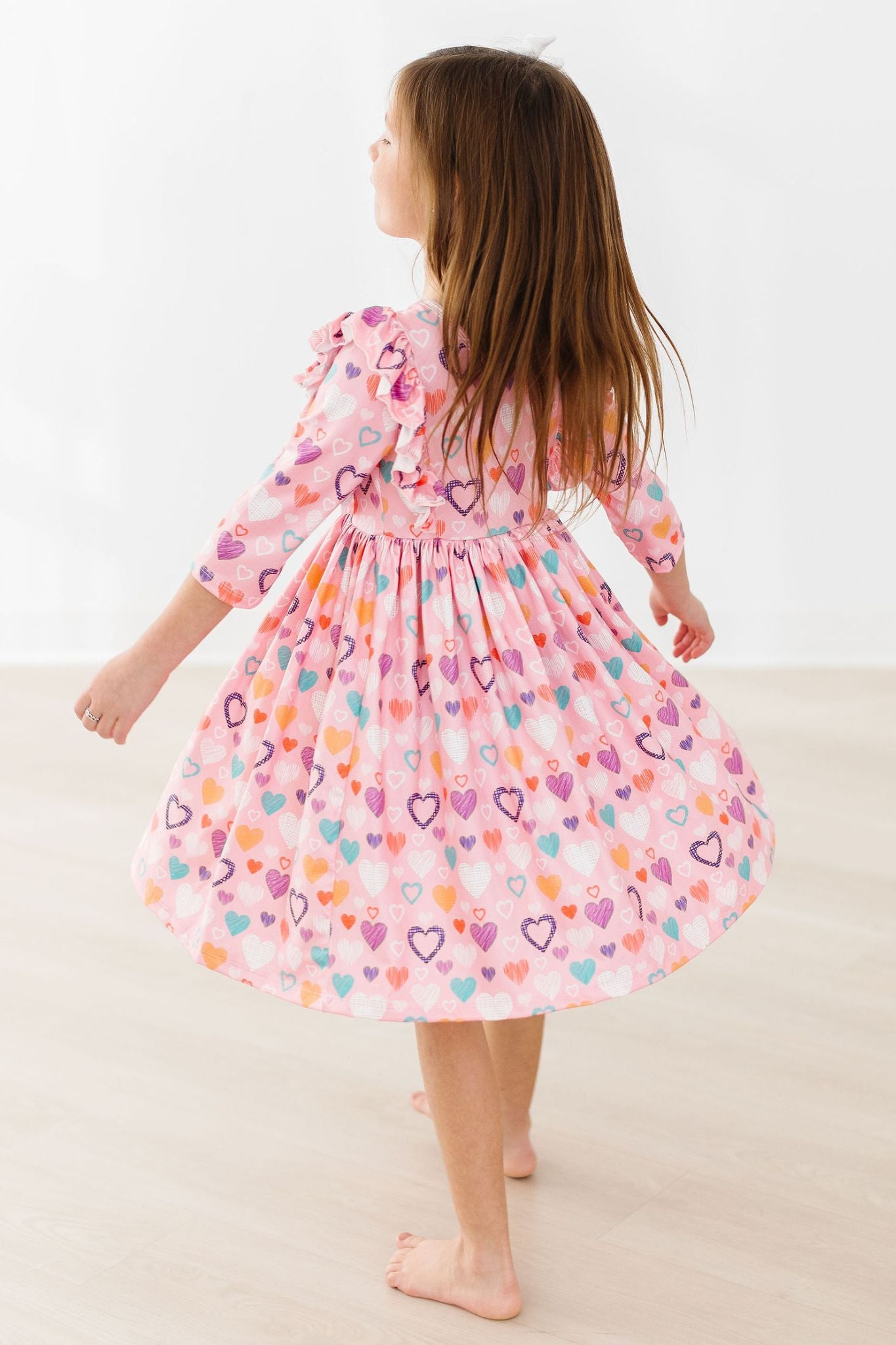 Lovebug Ruffle Twirl Dress-Mila & Rose ®