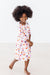 Watercolor Pebbles 3/4 Sleeve Pocket Twirl Dress-Mila & Rose ®