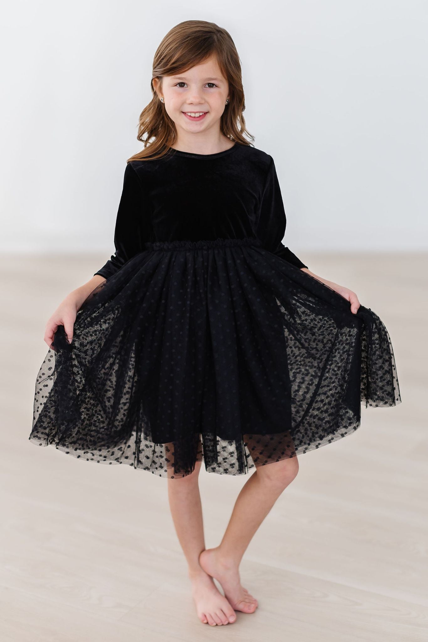 Black Velvet Tutu Dress-Mila & Rose ®