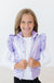 Lavender Haze Checker Puffer Vest-Mila & Rose ®