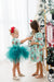 Believe in Your Elf 3/4 Sleeve Ruffle Twirl Dress-Mila & Rose ®