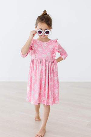 Dahlia Doodles Ruffle Twirl Dress-Mila & Rose ®