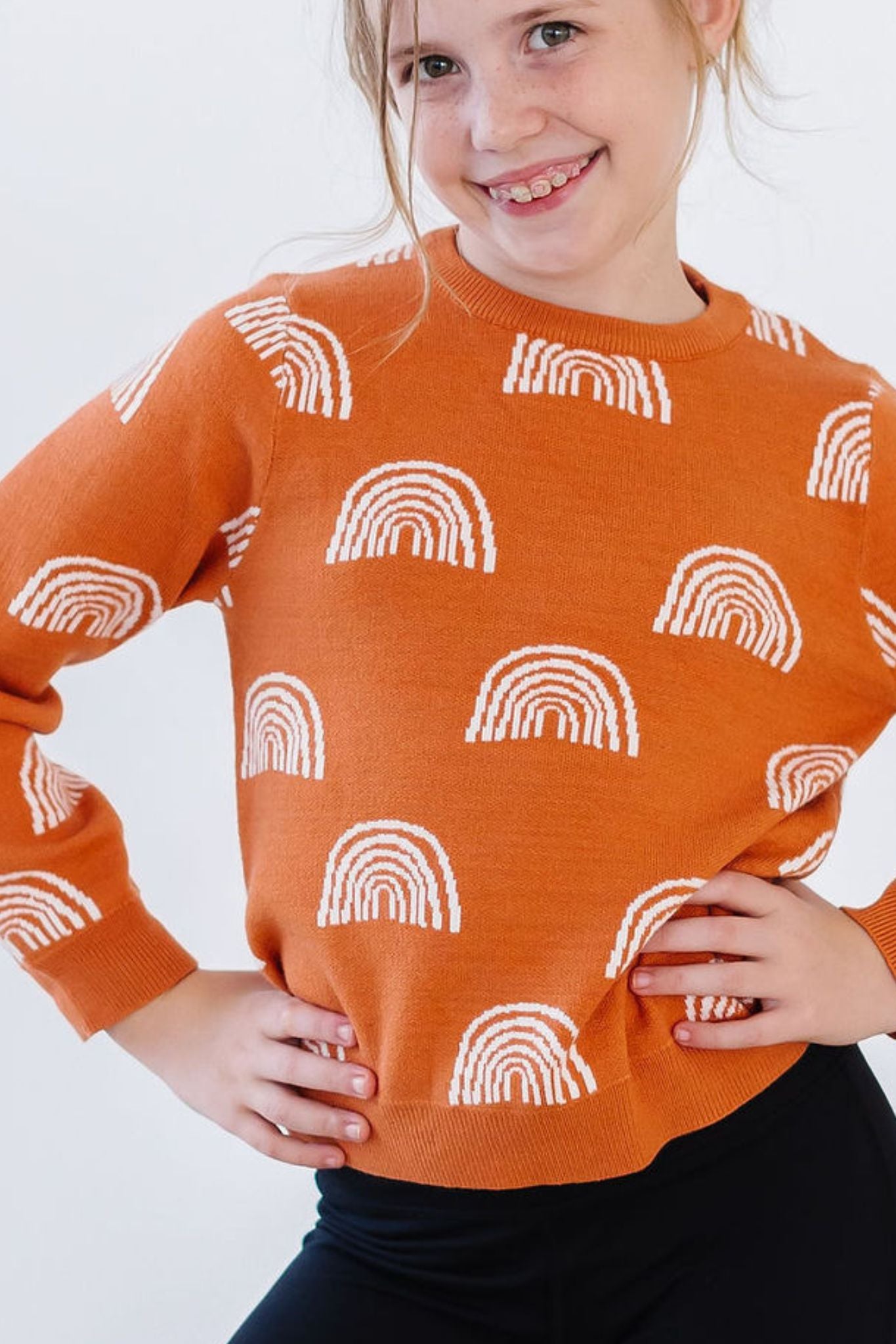 Rainbows in Fall Sweater-Mila & Rose ®