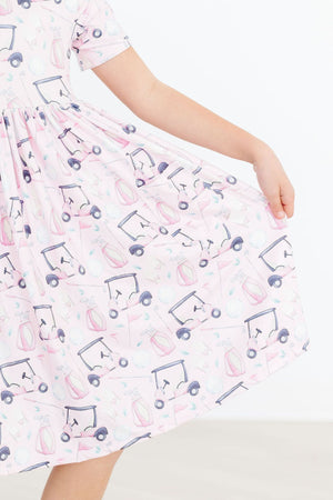 Tee Time S/S Pocket Twirl Dress-Mila & Rose ®