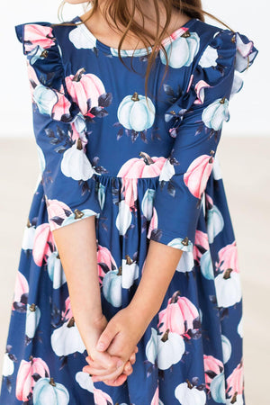 Gourdgeous Ruffle Twirl Dress-Mila & Rose ®