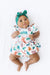 Classic Christmas Twirl Flutter Bodysuit-Mila & Rose ®