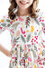 (S) Holly Jolly Christmas 3/4 Sleeve Pocket Twirl Dress-Mila & Rose ®