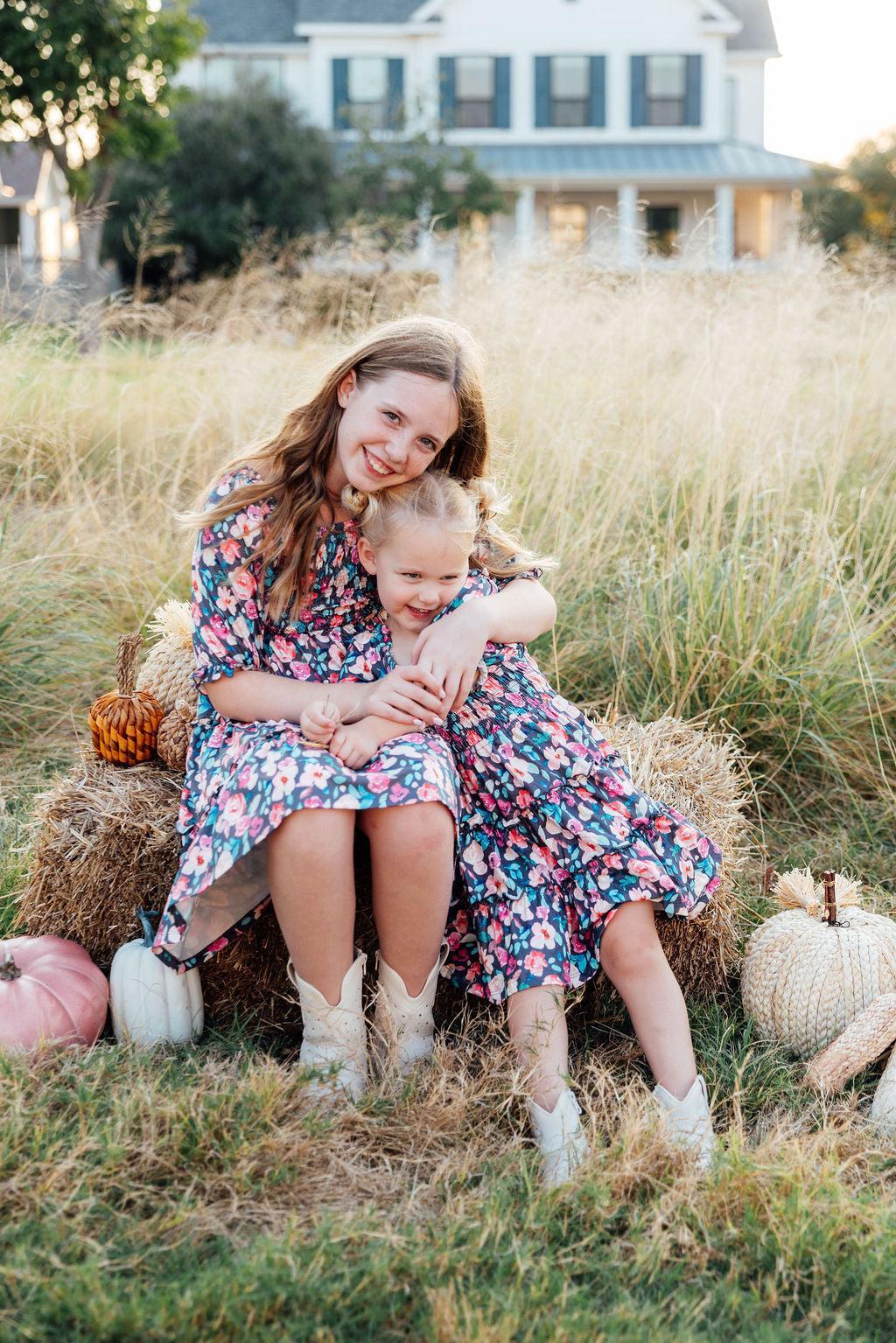 Beauty in Bloom Smocked Ruffle Dress-Mila & Rose ®