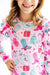 Christmas Cowgirl L/S Ruffle Tee-Mila & Rose ®