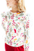(S) Holly Jolly Christmas L/S Ruffle Tee-Mila & Rose ®