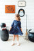 Halloween Stars 3/4 Sleeve Pocket Twirl Dress-Mila & Rose ®