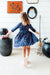 Halloween Stars 3/4 Sleeve Pocket Twirl Dress-Mila & Rose ®