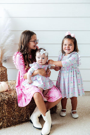 Pumpkin Picnic Twirl Flutter Bodysuit-Mila & Rose ®