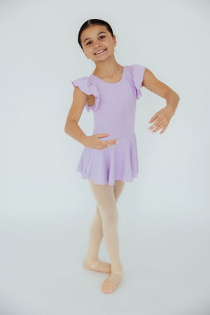 Lavender S/S Twirl Leotard-Mila & Rose ®