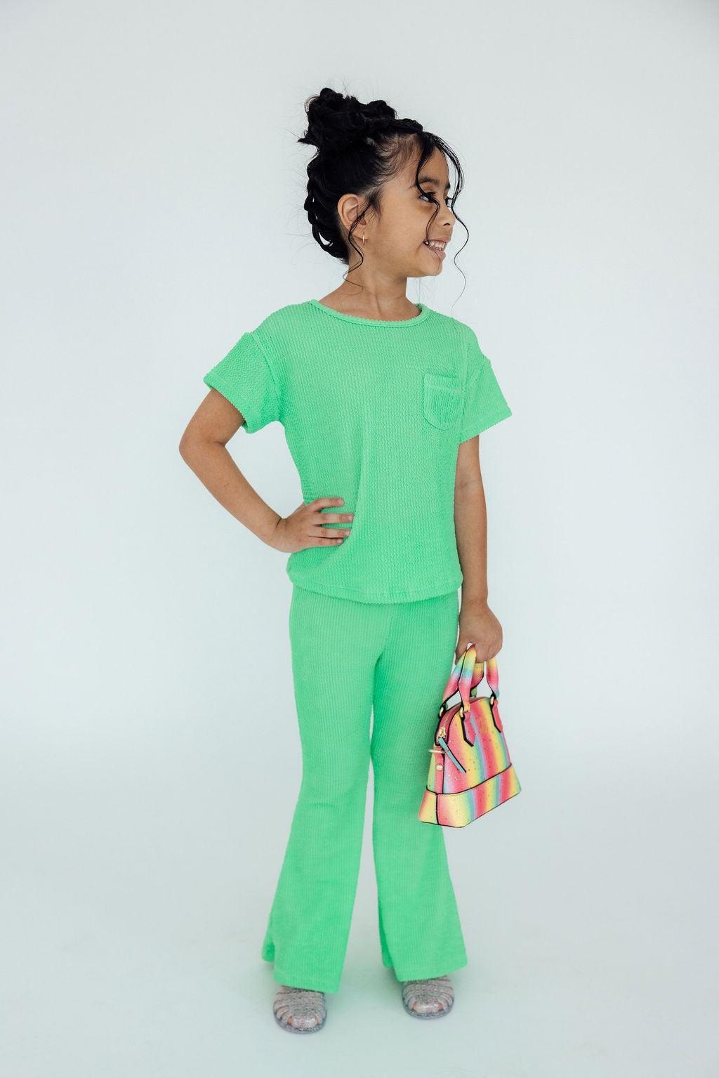 Seafoam Green Scrunchy Bells-Mila & Rose ®