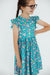 Betta Blooms Flutter Sleeve Twirl Dress-Mila & Rose ®