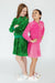 Kelly Green Velvet Sequin Twirl Skort-Mila & Rose ®