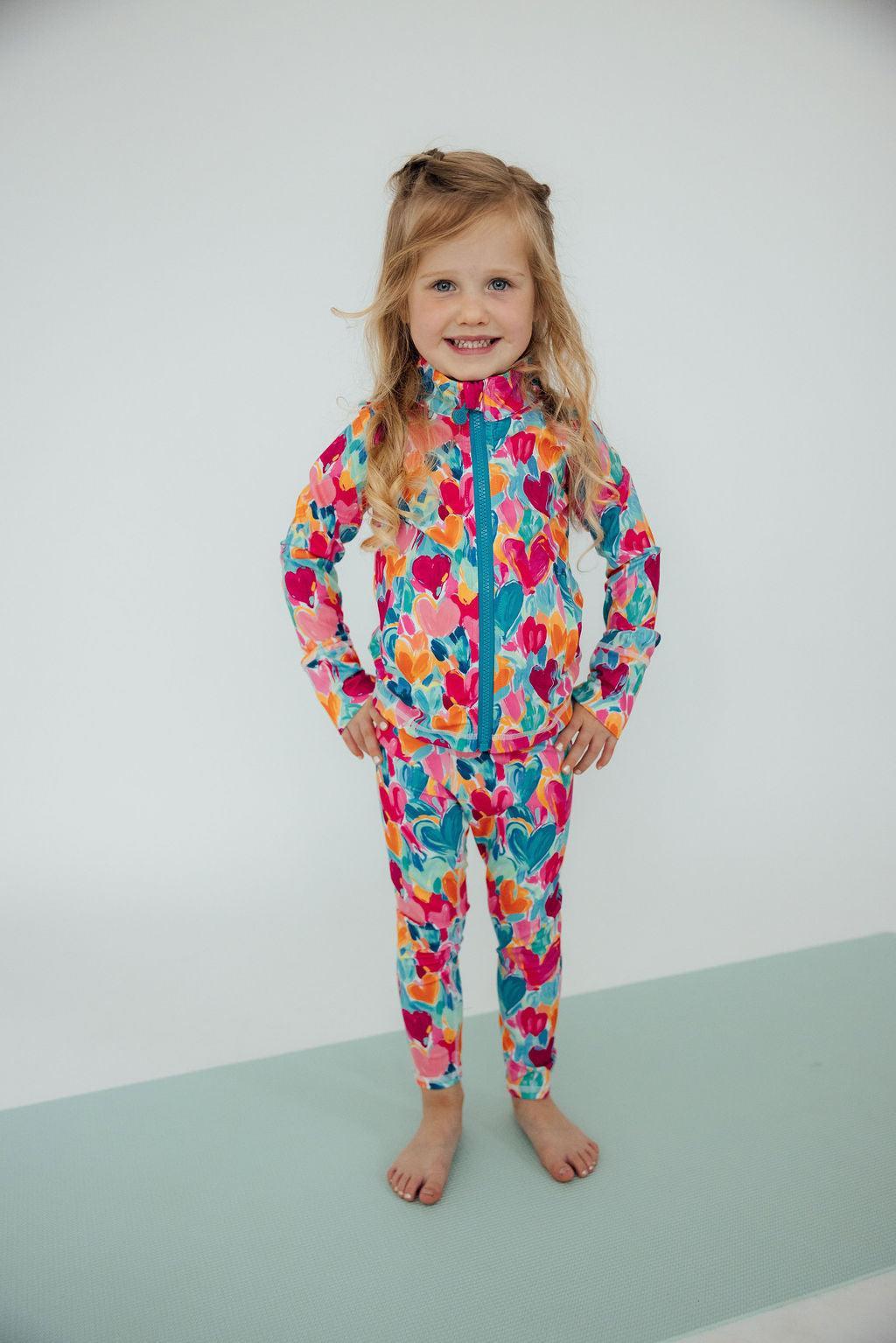 Heart Hustle Full-Zip Ruffle Active Jacket-Mila & Rose ®