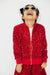 Red Velvet Sequin Jacket-Mila & Rose ®