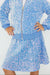 Light Blue Velvet Sequin Jacket-Mila & Rose ®