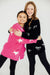 Bright Pink/Coconut Star Cozy Cardigan-Mila & Rose ®